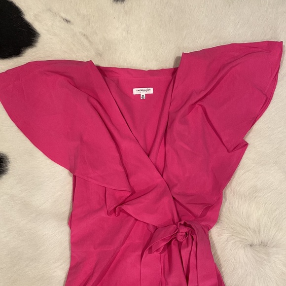 Chic Soul Romper Wrap Dress - Picture 2 of 6